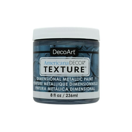 UPC: 0766218109767 | Decoart Americana Texture Metallics 8oz Pewter