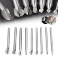 thumbnail image 4 of Wood Carving Drill Bit White Steel Engraving Bit Carbide Steel Root Milling Burr, 4 of 6