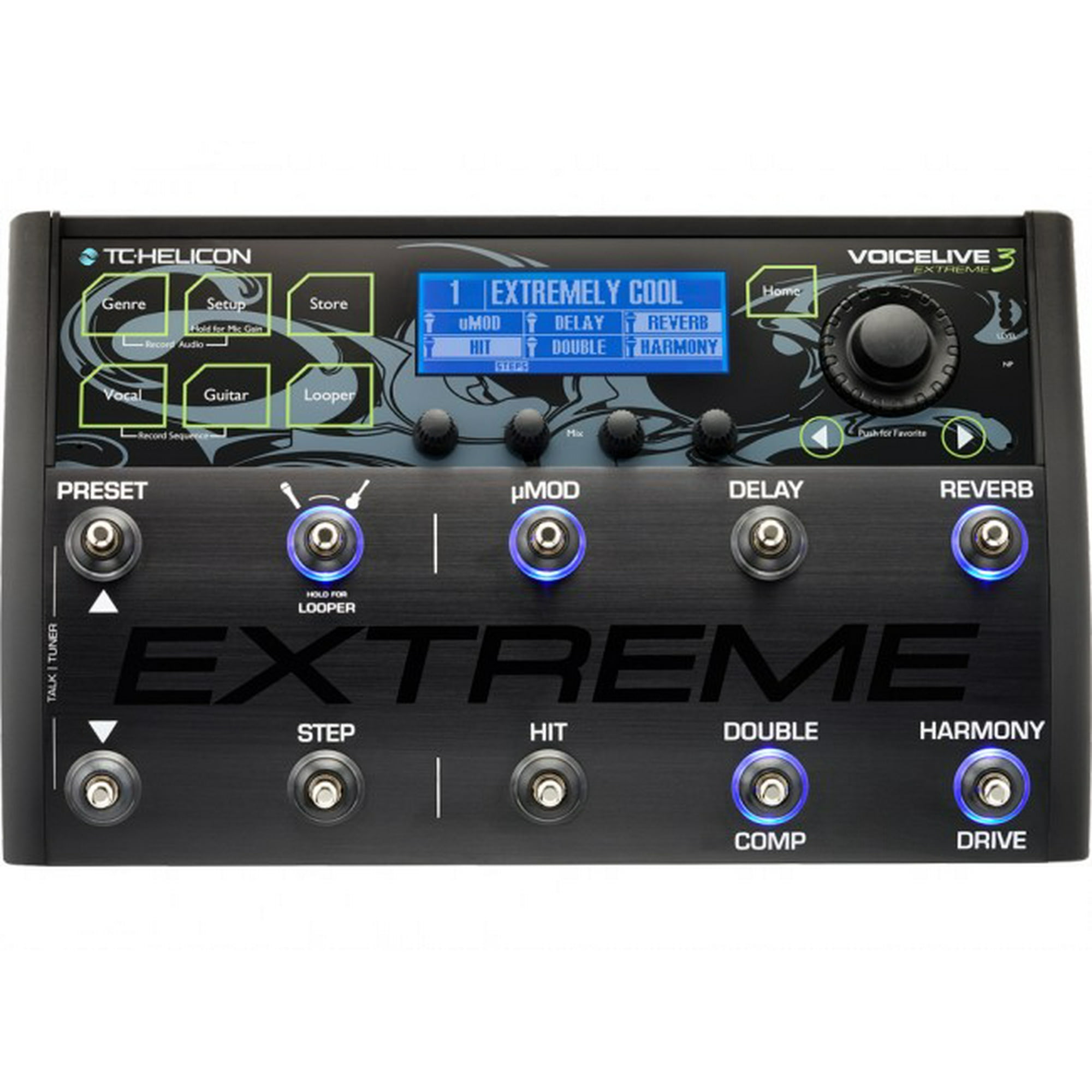 Tc Helicon Voicelive 3 Extreme Vocal Effects Processor Pedal Walmart Canada