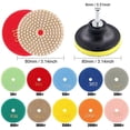 thumbnail image 3 of Juego de Almohadillas de Pulido de Diamante HúMedo de 22 Piezas de 3 Pulgadas 50 Una 3000 Lijado de Gancho Y Bucle de para MáRmol de Hormigón de Granito, 3 of 5