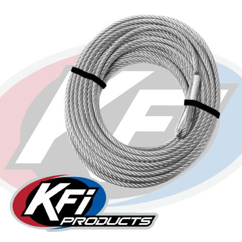 KFI Winch Blue WIDE Synthetic Rope 15/64"X38' for 4000-5000 Pound SYN23-B38 