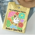 thumbnail image 5 of Funny Goose Tee – Sarcastic Goose Humor Floral Retro Summer Shirt, 5 of 5