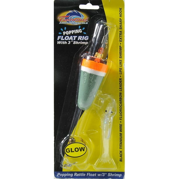 Tsunami Popping Cork Shrimp Rig, Green