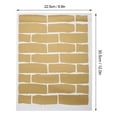 thumbnail image 1 of 4Pcs Wall Sticker, Innovative Brick Pattern PVC Wall Sticker Home Decoration For Bedroom Living Room Use, 1 of 8