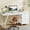 White, variant on Tribesigns 59-Inch Computer Desk, Large Desk with Reversible 3-Drawer Cabinet, Industrial Writing Desk Workstation for Home Office, Rustic Brown