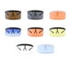 thumbnail image 4 of Nuevas gafas de sol supergrandes, anti-mirones, unisex, protectoras, a prueba de viento (azul cielo), 4 of 6