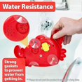 thumbnail image 3 of Crab Bath Toy. Bubble Bath Maker For The Bathtub , Blows Bubbles And Plays 24 Childrens Songs Baby, Toddler Kids Bath Toys Makes Great Gifts For Todd, 3 of 4