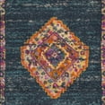 thumbnail image 6 of SAFAVIEH Madison Emmet Traditional Area Rug, Blue/Fuchsia, 2'3" x 3'11", 6 of 7