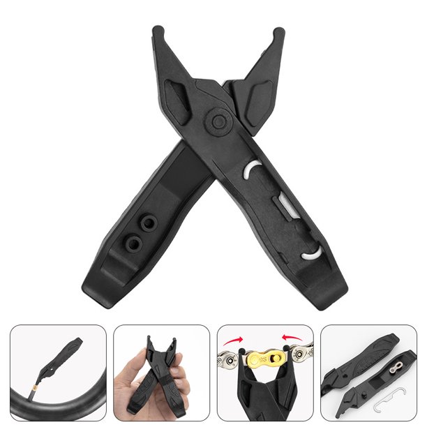 Houderco Herramienta De Reparación Para Con Llave Rápida Y Tensor De Neumáticos Plástico Negro