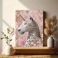 thumbnail image 6 of UXIEQU Leopard Unicorn Floral Botanical Canvas Wall Art 15.75x11.81 Inches, 6 of 8