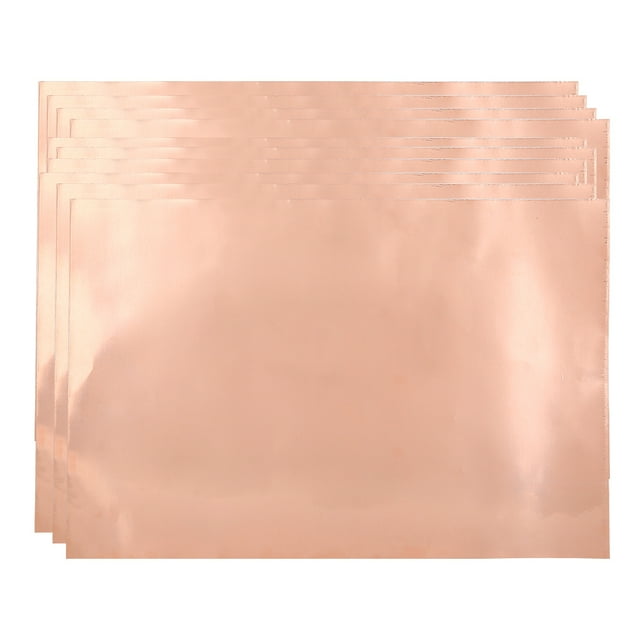 Copper Sheet,10Pcs Multi Use Single Copper Tape Guitar Copper Tape User-Friendly Design
