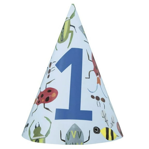Bug 1st Birthday Baby Party Hat, 1 ct, Unique Industries