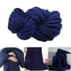 thumbnail image 1 of Manta para Sofá Cama de Punto de Lana Gruesa para Niños Y Adultos, Manta Envolvente de 32x32 " Azul oscuro BLESIY Throw Blanket, 1 of 8