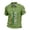 Army Green, variant on IWRICH Men's Plus Size Polo Shirts Waffle St. Patrick's Day Shamrock Short Sleeve Tees Casual Slim Fit Holiday Tops White XL