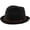 Black, variant on Black Classic Bowler Hat, Vintage Round Top Derby Hat for Party and Daily Use