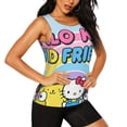 thumbnail image 2 of Lsque Sanrio Printed Workout Tank Tops for Women, Athletic Sports Tank Tops, Compression Sleeveless Dry Fit Shirts,Sleeveless Yoga Shirt-X-Large, 2 of 9