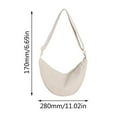 thumbnail image 4 of Crossbody Crescent Bags for Women Trendy Corduroy Under the Arm Shoulder Bag Travel Hobo Bag Purses, 4 of 6
