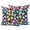 Multi, variant on Outdoor Waterproof Pillow Covers Easter Egg Flower Leaf on Black Decorative Throw Pillow Protectors,Pillowcase Cushion Cases for Patio Sofa Garden Couch,16x16in,Pack of 2