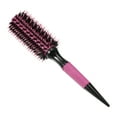 thumbnail image 1 of Cepillo de pelo redondo Unique Bargains para mujeres, con pines de nylon, cepillo redondo rosa 10.04"x2.17", 1 of 7