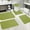 Green 381GN, variant on PPgejGEK Foam Bath Mat 5 Set Bathroom Rugs for 5 Pcs Toilet Mats Universal Soft Comfortable Water Absorption Non-Slip Thick Machine Washable Easy Dry Dark Color up to 45% off