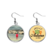 thumbnail image 1 of ocean sand beach cara sonriente foto pendiente del lóbulo de la joyería del pendiente de la hoja del otoño Unbranded M, 1 of 3