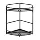 thumbnail image 1 of Estante esquinero para encimera de cocina, estante para condimentos, estante de madera para especias, organizador de escritorio triangular de hierro para baño, multicapa, 1 of 8