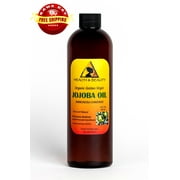 JOJOBA OIL GOLDEN ORGANIC CARRIER UNREFINED COLD PRESSED RAW VIRGIN PURE 24 OZ