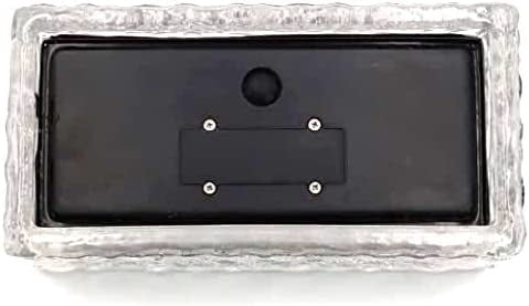 Solar Glass Brick White LED Light - Illuminate Your Outdoor Spaces