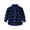 2-Blue, variant on PINQI Toddler Playwear Tops Girls Toddler Plaid Pleated Mini Dress Button Down Plaid Flannel Shirts Long Sleeve Casual Dress with Pocket(1-Dark Blue,4-5 Years)