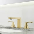thumbnail image 5 of Rbrohant 8 in. Widespread Double-Handle Bathroom Sink Faucet Brushed Gold Brushed, 5 of 5