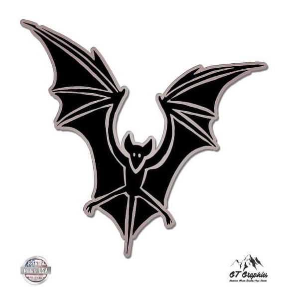 Bat - 5" Vinyl Sticker - For Car Laptop I-Pad - Waterproof Decal