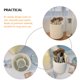 thumbnail image 2 of unbranded White Rotating Makeup Brush Cup Pen Holder Cosmetic Organizer for Desk Use, 2 of 8
