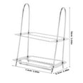 thumbnail image 2 of Masteelf Stainless Steel Microscope Slides Rack 26 Standard Glass Slides Rack for Laboratories Microscopy Slides Storage Rack Microscope Slides Rack 26 Positions Stainless Steel Staining Rack, 2 of 8
