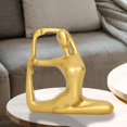 thumbnail image 4 of 2 Estatuas De Yoga, Decoración Para El Hogar Y La Oficina, Adorno De Librería Moderno. Baoblaze Figura de postura de yoga, 4 of 8