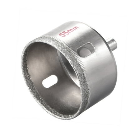 

Uxcell 55mm Diamond Glass Hole Saw Core Drill Bit Nickel Plated 1 Pack