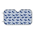 thumbnail image 7 of Haiem Whale Car Windshield Sun Shade - Blocks UV Rays Sun Visor Protector, Sunshade to Keep Your Vehicle Cool, Universal Fit SUV Van Sedan-Medium, 7 of 7