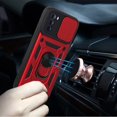 thumbnail image 4 of For Motorola Moto G Stylus 5G 2022 Hybrid Cases with Camera Lens Cover and Ring Holder Kickstand Rugged Dual Layer Hard Cover ,Xpm Phone Case [ Red ], 4 of 9