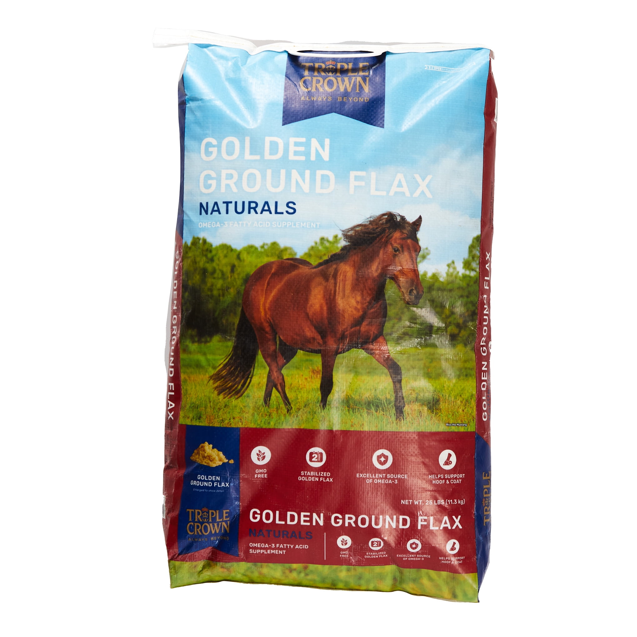 Purina Animal Nutrition 3004485 TRIPLE CROWN GOLDEN GROUND FLAX 25LB