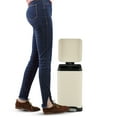 thumbnail image 3 of happimess Betty Retro Mini 3.2-Gallon Step-Open Trash Can, Limestone Beige, HPM1012J, 3 of 7