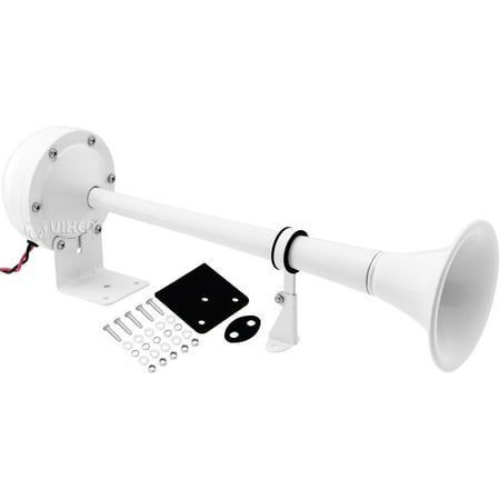 trumpet 12v vixen horns loud horn powerful rv boats marine trucks train stainless electric single steel dialog displays option button