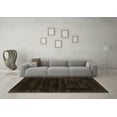 thumbnail image 3 of Ahgly Company Indoor Rectangle Abstract Brown Contemporary Area Rugs, 2' x 5', 3 of 4