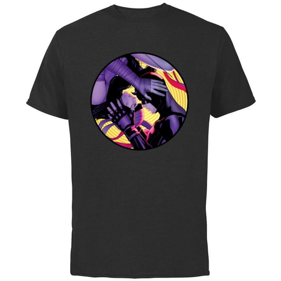 Marvel Daredevil & Elektra Variant Cover Valentine's Day - Short Sleeve Cotton T-Shirt for Adults - Customized-Black