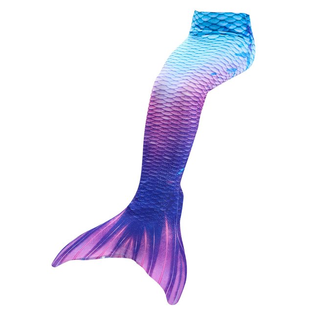 MIASHUI Pantalon Queue de Sirène pour Enfants Maillot de Bain Costumes de Piscine, Violet, 8-9 Ans