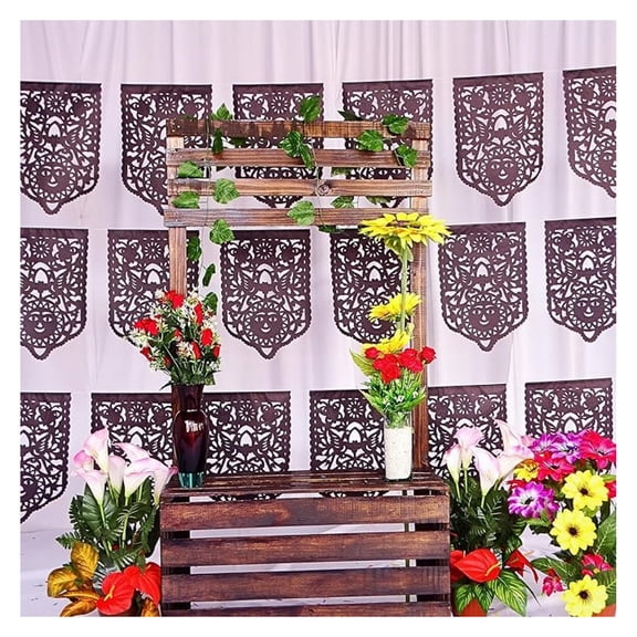 Papel Picado Banner (Black)
