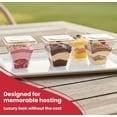 thumbnail image 4 of Vasos para postres Crystry de plástico transparente de 5 oz, paquete de 100 con tapas, 4 of 6
