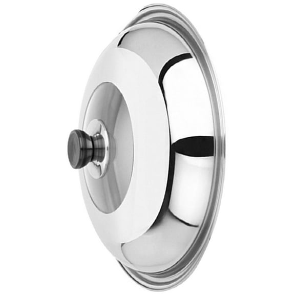 Yuangui Stainless Steel Pot Cover with Glass Top - 34cm