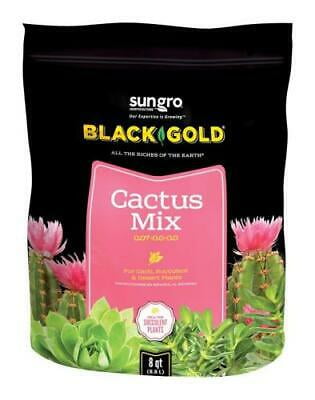 2PK Black Gold Cactus Mix Organic Potting Soil 8 qt ...