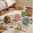 thumbnail image 4 of Juguetes de peluche de conejito de Pascua de 9,8 pulgadas, color verde salvia, peludos y holgados, animales de peluche de conejito de color sólido, peluches de eucalipto difusos para decoración, 4 of 9