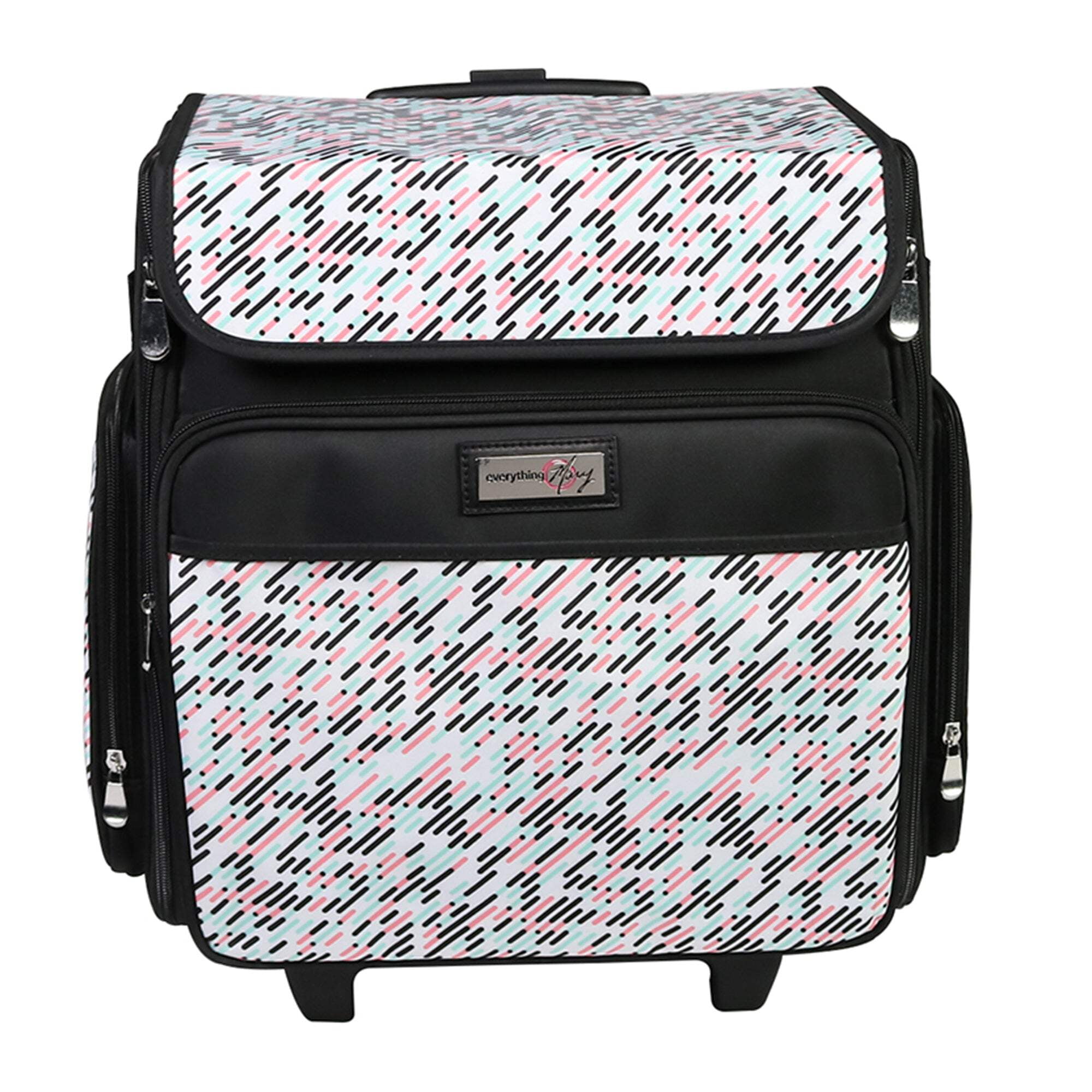 Collapsible Rolling Scrapbook  Featherweight Case, Pill Print