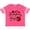 Football Pink and White, variant on Ladybug Hugs with Cute Ladybug and Flowers Boys or Girls Toddler T-Shirt